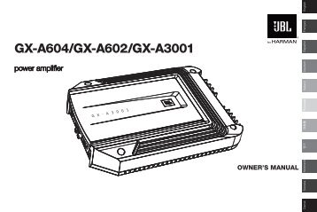 GX-A604/GX-A602/GX-A3001