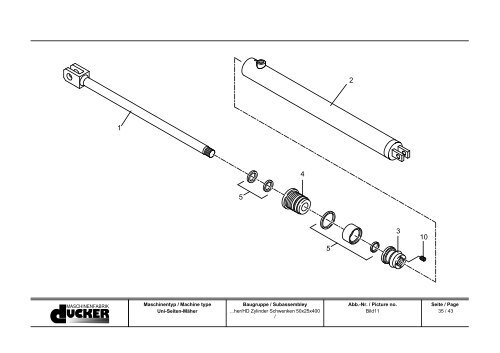 Ersatzteilliste Spare Parts List - Special Maskiner A/S