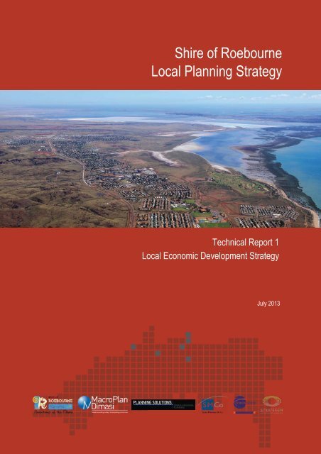 Shire of Roebourne Local Planning Strategy