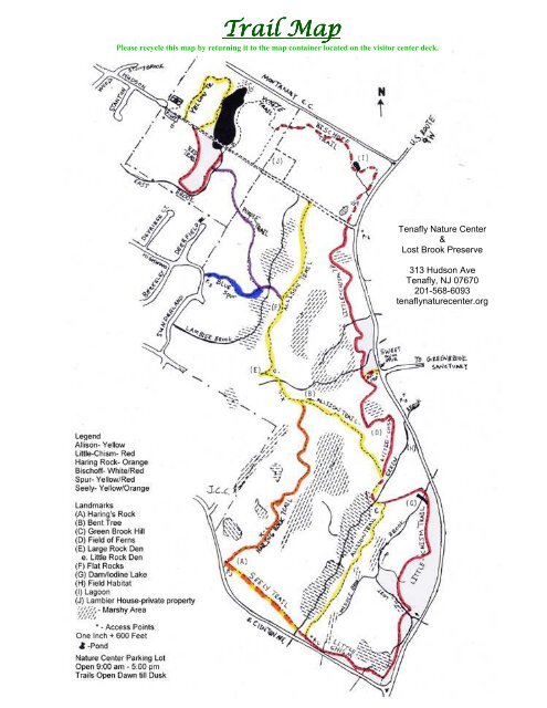 Trail Map (letter).pub - Tenafly Nature Center