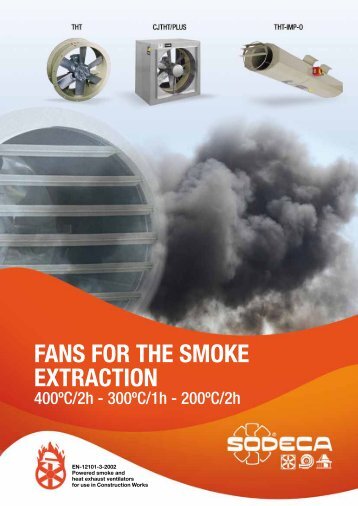 FANS FOR THE SMOKE EXTRACTION - Sodeca