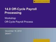 Off-Cycle Payroll Processing