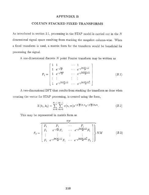 Space/time/frequency methods in adaptive radar - New Jersey ...