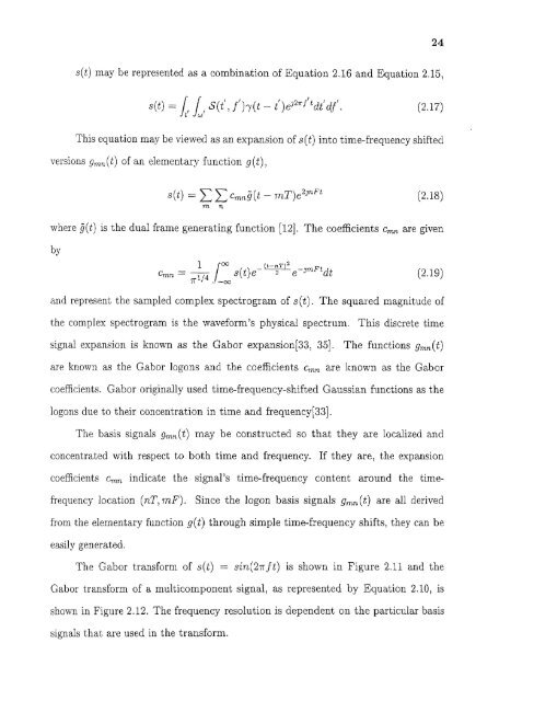 Space/time/frequency methods in adaptive radar - New Jersey ...