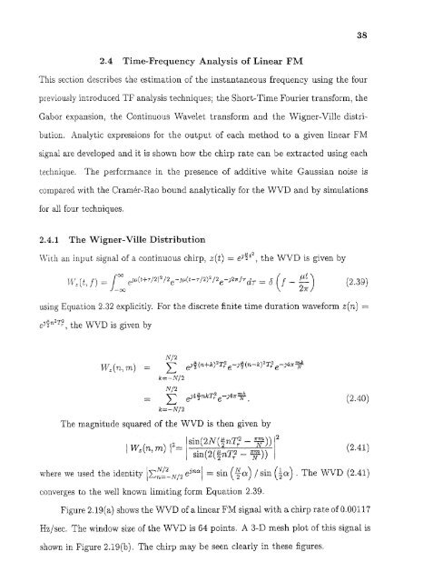 Space/time/frequency methods in adaptive radar - New Jersey ...