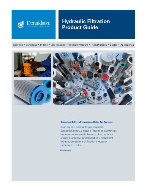 Hydraulic Filtration Product Guide - Donaldson Company, Inc.