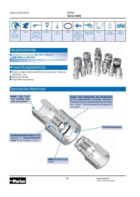 Hydraulische Schnellverschlusskupplungen - Siebert Hydraulik ...