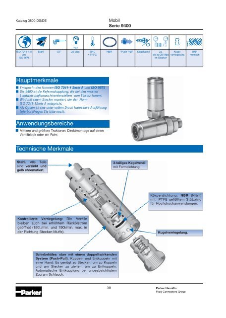 Hydraulische Schnellverschlusskupplungen - Siebert Hydraulik ...