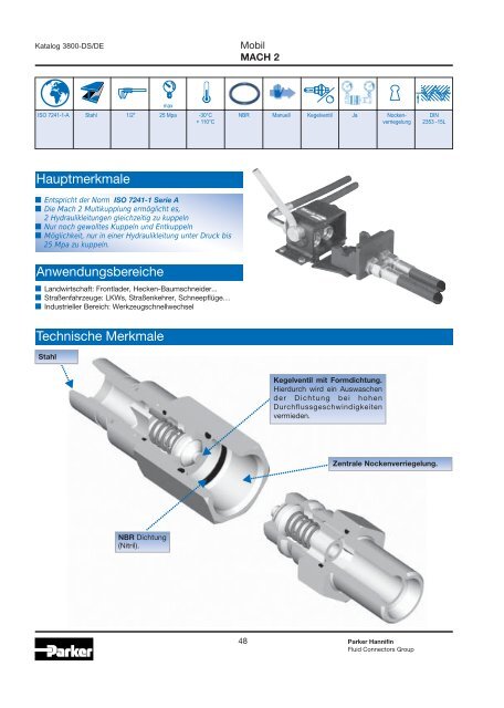 Hydraulische Schnellverschlusskupplungen - Siebert Hydraulik ...