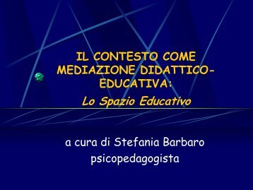 Lo Spazio Educativo - CTRH Monza e Brianza