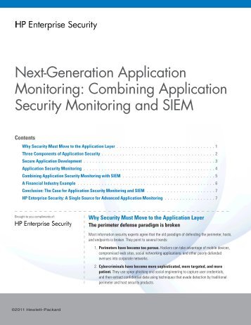 Combining Application Security Monitoring and SIEM - Bitpipe