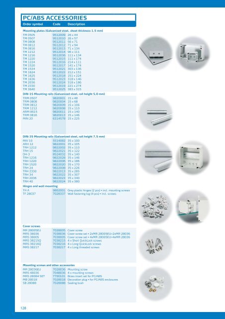 Enclosure Catalogue - Anixter Components