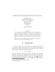 Equivariant Cohomological Chern Characters