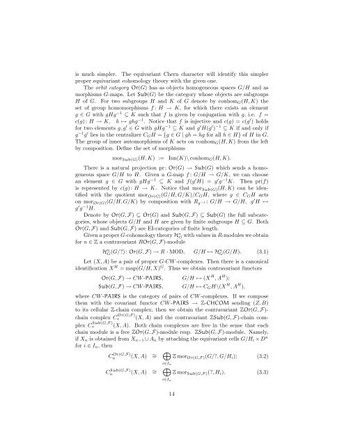 Equivariant Cohomological Chern Characters