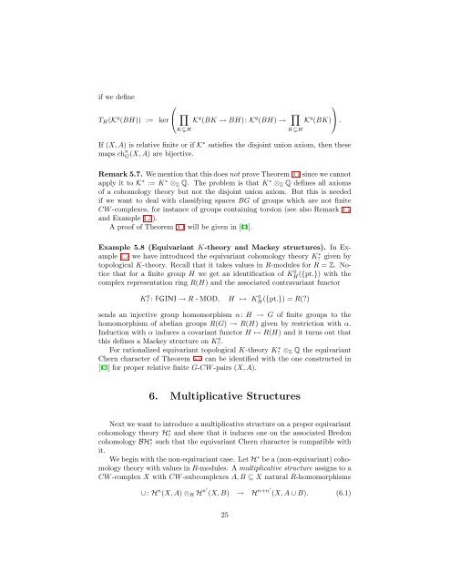 Equivariant Cohomological Chern Characters