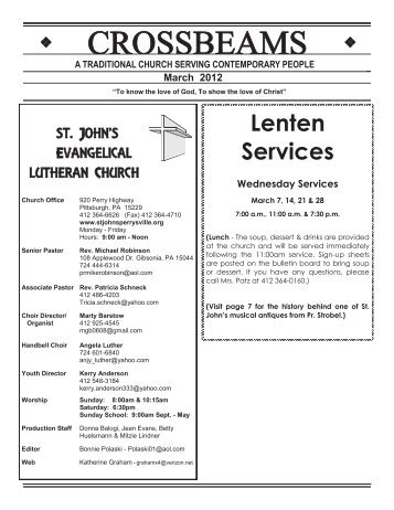 Lenten Services - St. John's Perrysville
