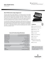 Edco PC642 Series Surge Suppressor - R & D Data Products