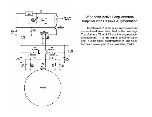 Wideband Active Loop Antenna Amplifier With Passive Ik4hdq Net - Diy Active Loop Antenna