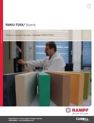 Rampf Tooling Boards - Curbellplastics.com