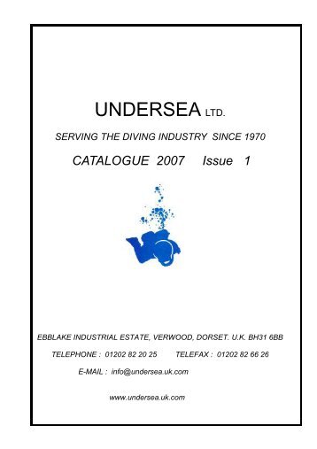 UNDERSEA LTD. - Technical-Diving