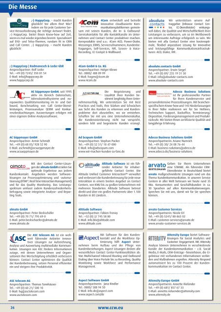 Kongress: CCW 2013 - Weiterbildung Management Circle