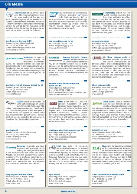 Kongress: CCW 2013 - Weiterbildung Management Circle