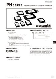 PH 600 S 280 Ã¢ÂˆÂ’ 5 Model naming method ... - TDK-Lambda