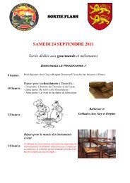 SAMEDI 24 SEPTEMBRE 2011 - GoldWing Club de Normandie