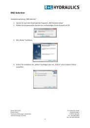 Installationsanleitung - R+L HYDRAULICS