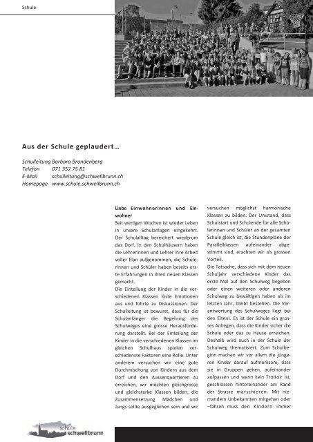 Infoblatt September - Gemeinde Schwellbrunn