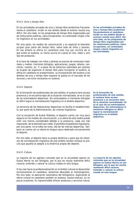 Plan General de Promoción del Uso del Euskera - Euskara