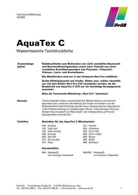 AquaTex C - Shop