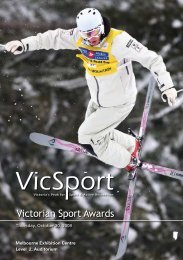 Victorian Sport Awards - VicSport