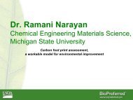 Dr. Ramani Narayan - BioPreferred
