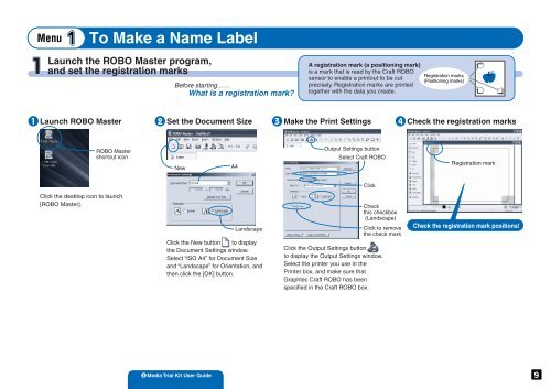 graphtec registration marks
