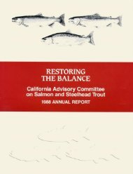 California Advisory Committee on Salmon and Steelhead ... - KrisWeb