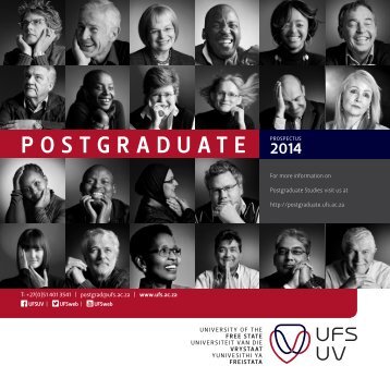 2014 Postgraduate Prospectus - Postgraduate School - University of ...