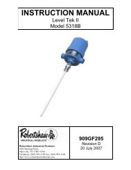Model 5318B - Robertshaw Industrial Products