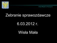 12. Sołectwo Wisła Mała - Pszczyna