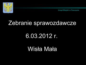 12. Sołectwo Wisła Mała - Pszczyna