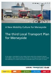 The third Local Transport Plan for Merseyside - Merseytravel