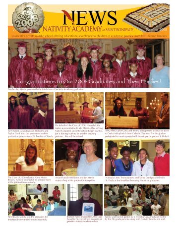 NATIVITY ACADEMYAT SAINT BONIFACE - Nativity Academy at St ...