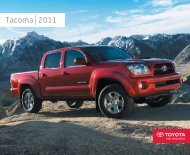 Tacoma 2011 - Toyota Canada