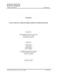 Final Report: Evaluation of Candidate Mobile Source Control ... - ladco