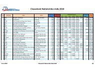 Classement National des clubs 2010 - Commission Nationale Nage ...