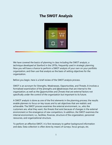 mba summer project on swot analysis A swot analysis helps you match your company’s resources there are eight steps required to complete a swot analysis and create a swot mba (2018-19 ) - cat. mba summer project on swot analysis A swot analysis helps you match your company’s resources there are eight steps required to complete a swot analysis and create a swot mba (2018-19 ) - cat.
