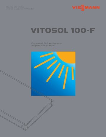 Vitosol 100-F Flyer - Sun Bright Solar