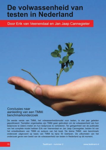 De volwassenheid van testen in Nederland - Improve Quality Services