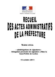 RAA spÃ©cial du 18 octobre 2011 - PrÃ©fecture