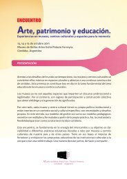 Arte, patrimonio y educaciÃ³n. Experiencias en museos, centros ...